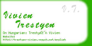 vivien trestyen business card